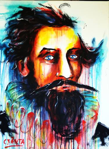 Johannes Kepler Painting by Alexander Schäd