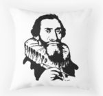 johannes kepler white pillow gift